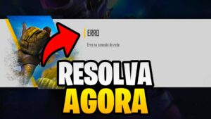 erro de conexão de rede free fire ff